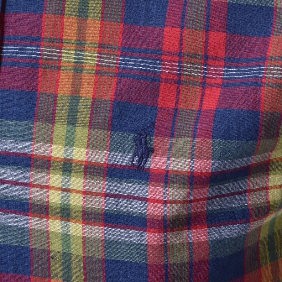 Alternative Image for ProductRalph Lauren Checked Short Sleeved Shirt Red3